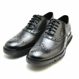 COLE HAAN Men Zerogrand Wingtip Black/Black C20719